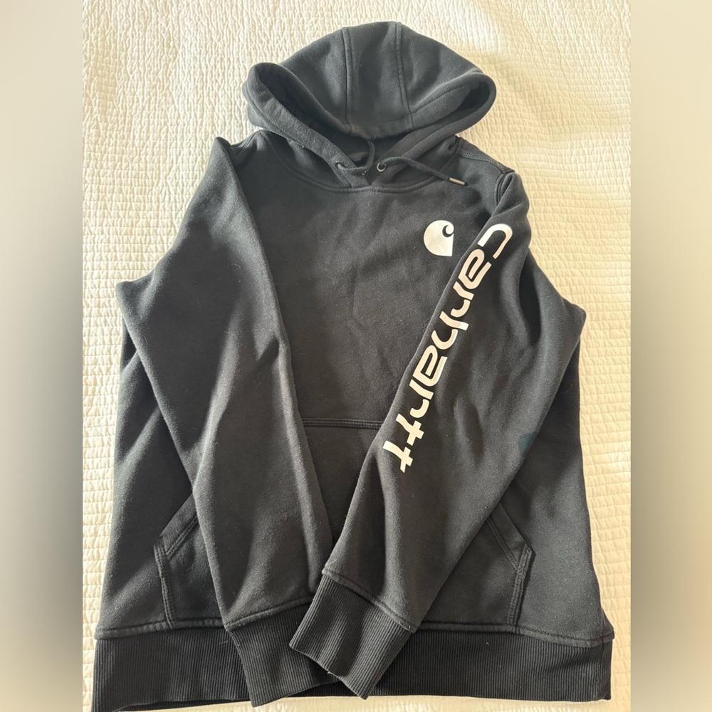 Carhartt Men's Black Hoodie Sweater